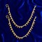 Indian Traditional Ear Chains for Women - Indian Jewellery for Earring Support Long Gold Tone Earring Chain Ear to Hair Chain Jewelry Faux Pearl Hair Accessory Bridal Jewelry for Wedding